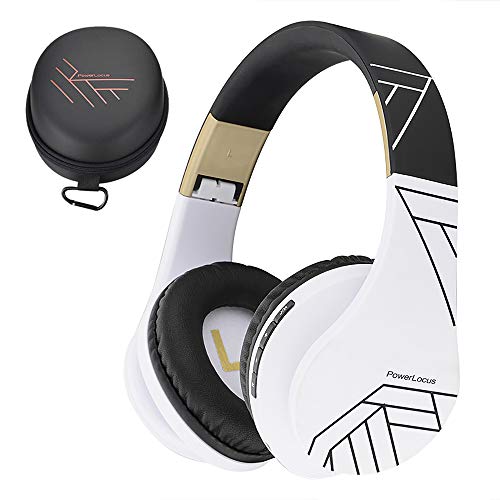 Auscultadores com fio POWERLOCUS PCL-HP-BT-WH PowerLocus - Fones de ouvido e headsets - binaural, branco, com fios, supra-aural