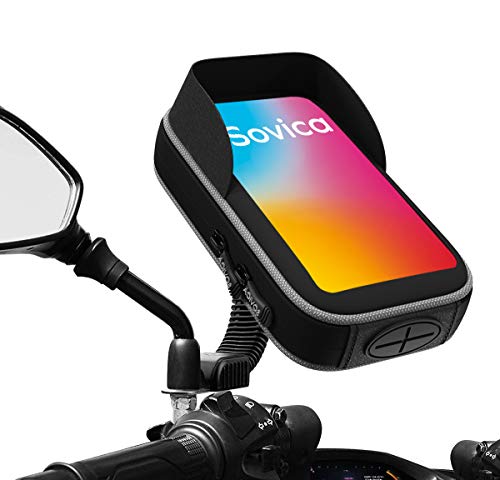 Suporte Smartphone para Mota e Scooters URBAN FACTORY UF-SPM-MOTO (Universal - 5'' a 6.9'' - Preto) Sovica - Auto-falantes veiculares - universal, 5 a 6.9, preto