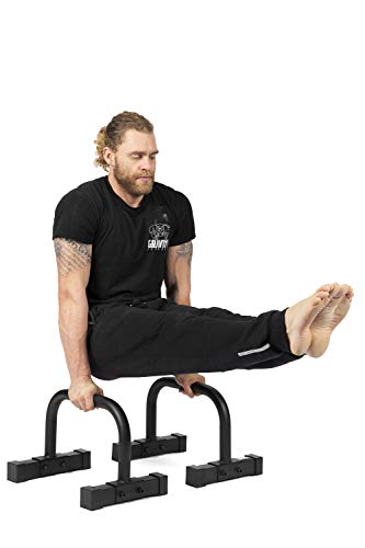 Barra Paralelas GRYVITY FITNESS Medium (Cinzento) Gravity Fitness - Levantamento de peso - barra paralela, gryvity fitness, cinzento