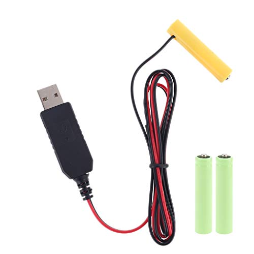 Cabo de Energia DALIN LR03 AAA (USB - Preto) DALIN - Baterias - usb, preto, 200 cm
