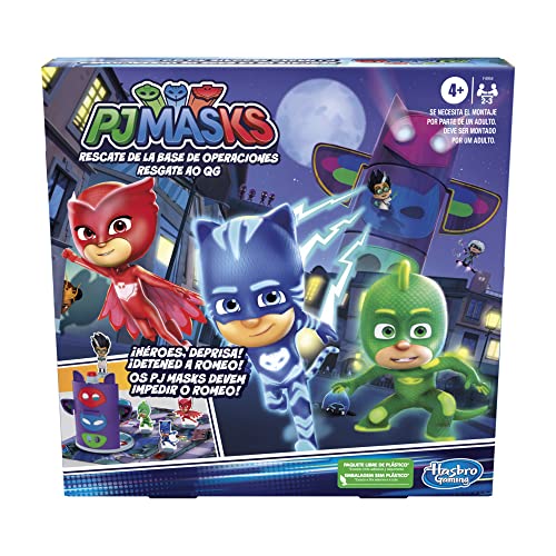 Jogo de tabuleiro HASBRO Pj Masks Rescue HQ Hasbro - Jogos - tabuleiro, pj masks, resgate, romeo