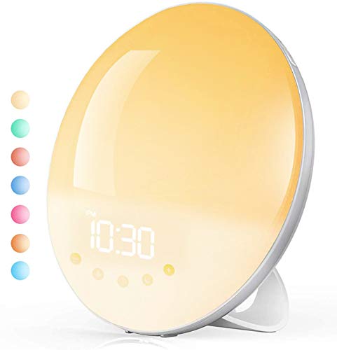 Despertador TASMOR Wake Up Light com Luz e Som (Preto - Digital - Função Snooze) Tasmor - Luminárias Decorativas - luz, som, snooze
