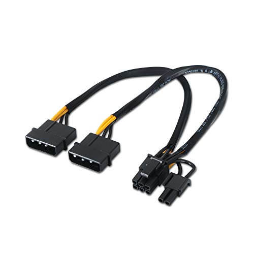 Cabo de Alimentação AISENS (Molex - Molex - 20 cm - Preto) AISENS - Cabos de sistema e alimentação - molex, 20 cm, preto