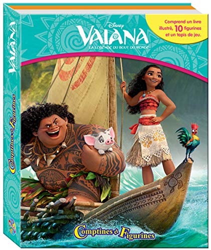 Disney Vaianna Conjunto de Bonecos e Tapete de Brincar PHIDAL EDITIONS - Brinquedos - moana, figuras, tapete, disney