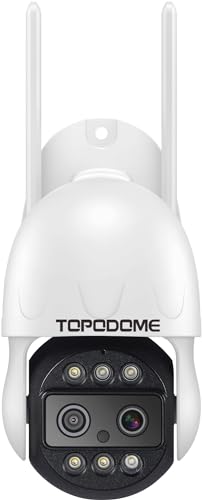 Câmara de segurança TOP-DOOME 4MP PTZ (Wireless - 1920 x 1080p - Preto) Topodome Technology - Câmeras de vigilância - 4MP, PTZ, wireless, 1080p