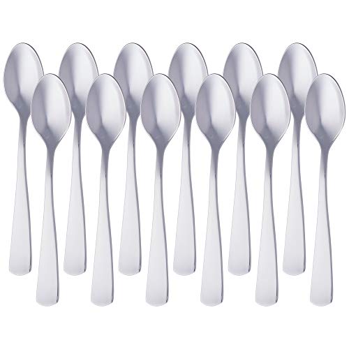 Conjunto de 12 Talheres para Café AMZBASICS Amazon - Talheres - inox, resistente, durável, fácil de limpar
