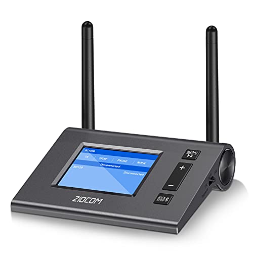 Receptor AV ZIOCOM BT-RECEIVER (Bluetooth - Preto) ZIOCOM - Transmissores de áudio - bluetooth, binaural, universal, preto