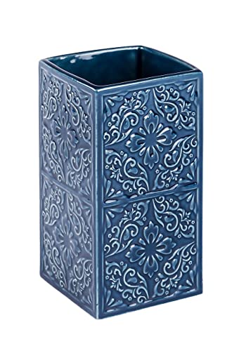 Vaso de Banho CORDOBA Azul Satinado (23 x 20 cm) Wenko - Acessórios de áudio - azul, satinado, 23x20 cm