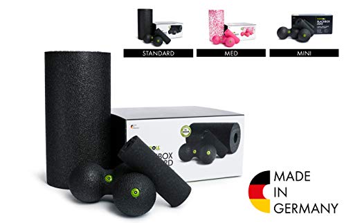 Kit de Massagem BLACKROLL Black Box (Preto) BLACKROLL - Rolo de espuma - massagem, blackroll, preto