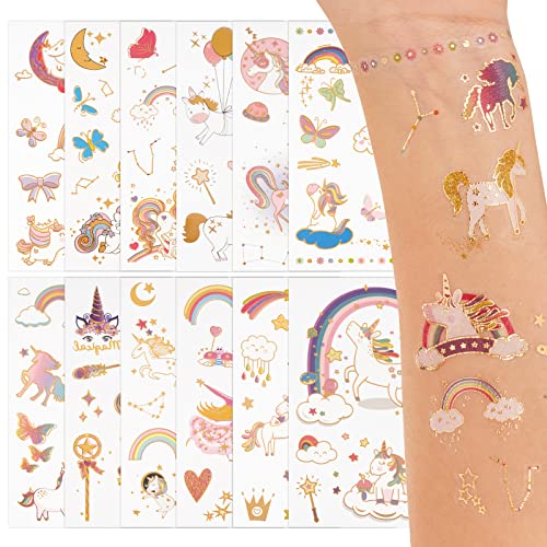 Autocolantes Decorativos para Crianças GEBETTER 12 Folhas GEBETTER - Tatuagens temporárias - decorativos, crianças, 12 folhas