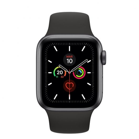APPLE Watch Series 5 GPS+Cellular 44 mm Gris espacial con Correa Deportiva negro Apple - Computadores - gps, cellular, 44 mm, gris espacial