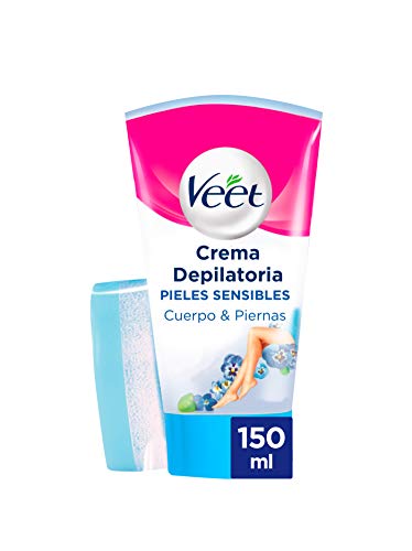Creme de Depilação VEET Shower & Go Creme Sensitive (150 ml) Veet - Depilatórios - depilante, hidratante, sensível, 150 ml