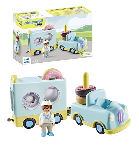 Brinquedo sobre Rodas PLAYMOBIL 71325 (0.5 anos) PLAYMOBIL - Brinquedos - playmobil, camião de donuts, 0.5 anos, empilhamento