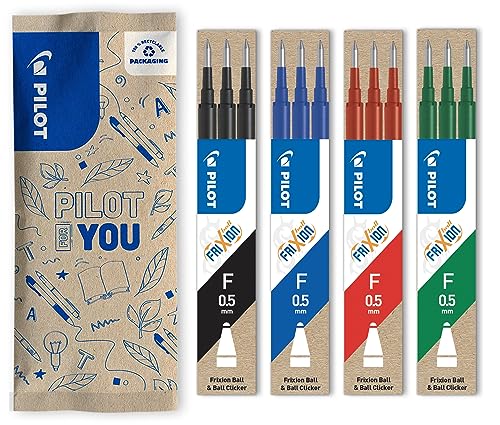 Caneta Frixion PILOT FriXion Ball (Caixa de 4) Pilot - Tinta e recargas de caneta - caneta, frixion, pilot, ball, escrever, apagar