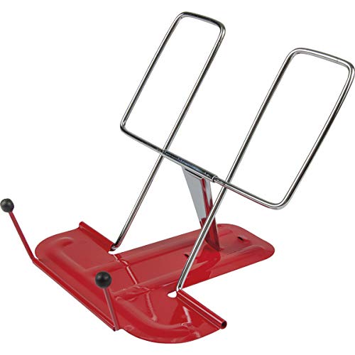 Suporte para Papel Lider Paper Base Metalica Angulo Ajustavel Liderpapel - Organizadores de mesa - metal, ajustável, vermelho