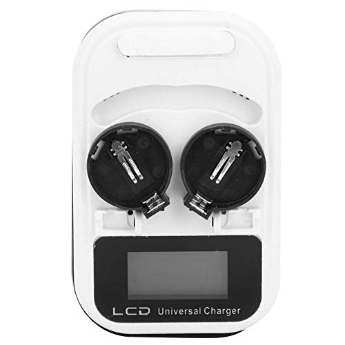 Carregador de Bateria de Moedas LCD 2 Peças Walfront - Carregadores de bateria de uso geral - lcd, 2 peças, carregador
