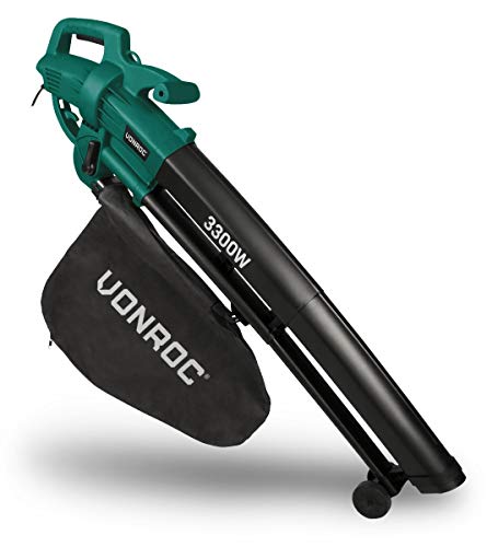 Soprador de Folhas e Aspirador de Lixo VONROC 3300W 3 em 1 VONROC - Sopradores de folhas - soprador, aspirador, lixo, 3 em 1