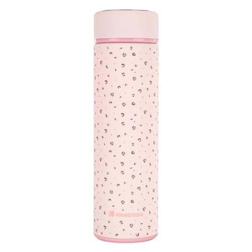 Termo KikkaBoo Savanna | Rosa (Puericultura - Refeição) KikkaBoo - Utensílios de mesa - 500 ml, filtro infusão, inox, portátil