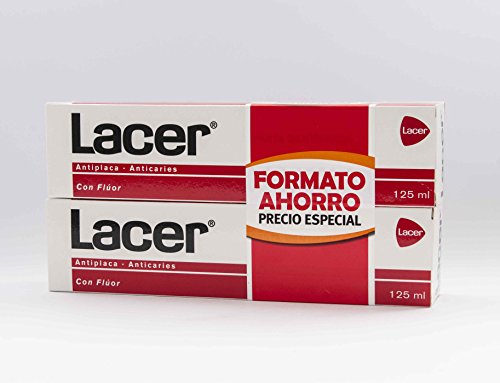 Pasta de Dentes LACER Antiplaca Anticáries (125 ml) Lacer - Pasta de dentes - antiplaca, anticáries, 125 ml