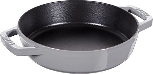 Frigideira para Asar STAUB 20 cm (Cinzento) STAUB - Frigideiras e panelas de fritar - ferro fundido, 20 cm
