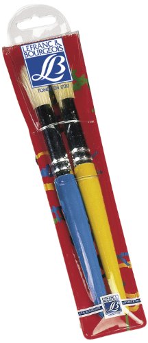 Conjunto de Pincéis L&B EDUCATION Jumbo (Multicor) COLART - Ferramentas de medição e marcação de artesanato - conjunto, pincéis, multicor, jumbo, cores básicas