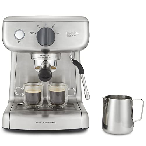Máquina de Café BREVILLE Vcf125X (15 bar - 3 Níveis de Moagem) Breville - Máquinas de café espresso - máquina de café, breville vcf125x, 15 bar, 3 níveis de moagem, capacidade 1-2 doses, potência 1350 w