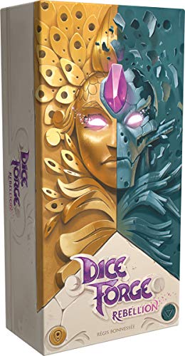 Jogo Coletivo LIBELLUD Dice Forge - Rebellion (Idade Mínima: 10) Asmodee - Brinquedos - estratégia, cooperativa, dados personalizáveis, mundo criado