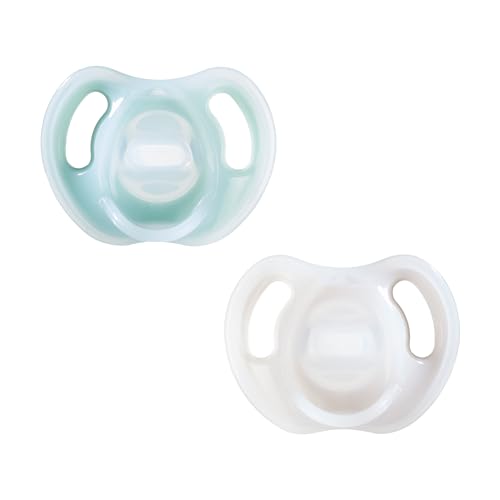 Tommee Tippee Ultra-Light Silicone Soother 2-Pack Tommee Tippee - Cuidados com a higiene oral - ultra leve, antialérgico, confortável, portátil