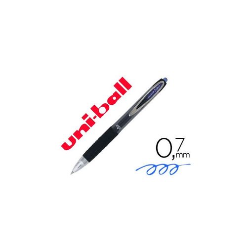 Caneta de Tinta Permanente UNI-BALL 207 RT UNI-BALL - Canetas - caneta, tinta permanente, uni-ball 207 rt, retrátil, pigmentada, resistente