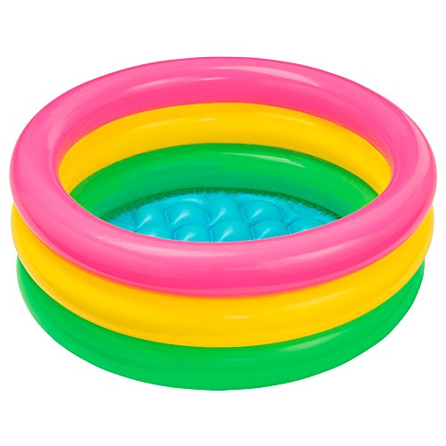 Piscina Desmontável Infantil INTEX (Branco - 61x22cm) INTEX - Piscinas - hinchável, 61x22cm, acolchoada, vinil resistente