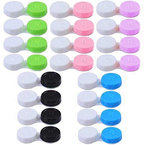 Caixa para Contato Lens Case 20Pcs Traveling Vascinate - Estojos de lentes de contato - contato, lens case, viagem