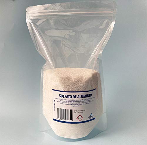 Sulfato De Alumínio 500 G LUMINOX FARMACIA Alquera - Adubos - coagulante, puração, tratamento, água