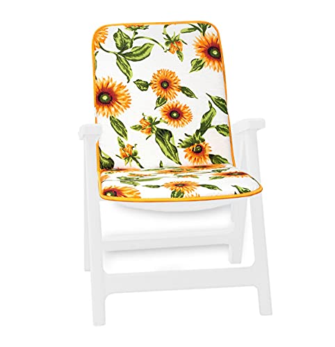 Almofada para Cadeira Capri 34A Branco 60X50Cm EMMEVI MV S.P.A. - Roupa - capri, branco, 60x50cm