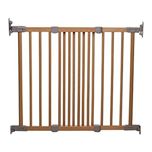 Barreira de Segurança Baby Dan Flexi Fit Natural | Madeira e Metal Baby Dan - Móveis para bebês e crianças pequenas - segurança, flexível, madeira, metal