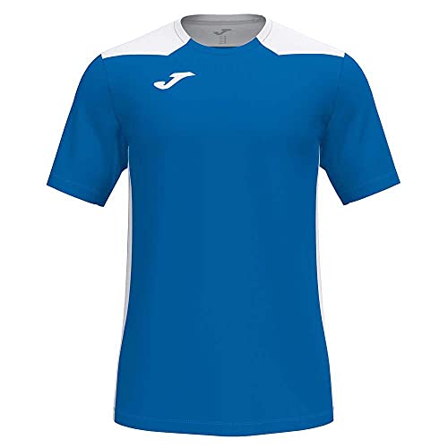 T-shirt para Homem JOMA Camiseta Branca (L) Joma - Roupa - manga curta, logotipo ricamado, escudo vermelho-branco