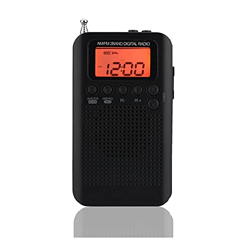 Rádio Portátil HAKEETA (Preto - Digital - AM/FM - Pilhas) Hakeeta - Áudio - portátil, digital, am/fm, pilhas