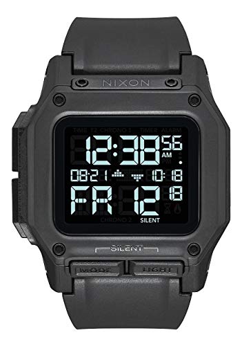 Relógio Digital NIXON Regulus Preto (Aço) Nixon - Pulseiras de relógio - digital, cronómetro, alarme diário, retroiluminação