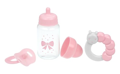 Conjunto de Acessórios JC TOYS 3 Peças Rosa e Branco JC Toys - Brinquedos - conjunto, acessórios, jc toys, 3 peças, rosa, branco