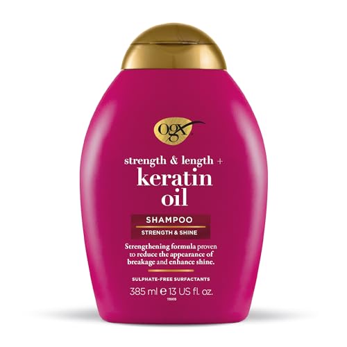 Champô OGX Queratina (385 ml) 1 L OGX - Shampoo & condicionador - queratina, 385 ml