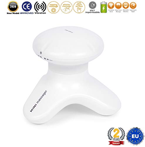 Massajador Vibratório BONNO Shiatsu Branco GLOBAL RELAX - Ferramentas de cuidados com a pele - vibratório, shiatsu, branco