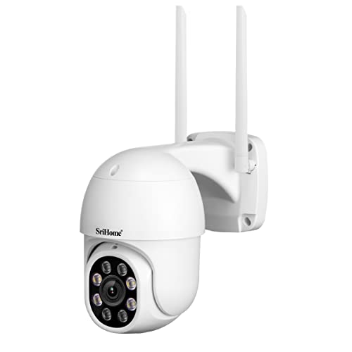 Câmara de segurança IP interior e exterior SRIHOME | Branco (Domótica) Shenzhen Sricctv - Câmeras de vigilância - ip, interior, exterior, branco