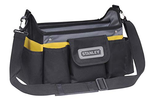 Mala de Ferramentas Stanley STST1-70718 | Preto STANLEY - Bolsas para ferramentas - correia, 30cm, 10 compartimentos, base anti-deslizante