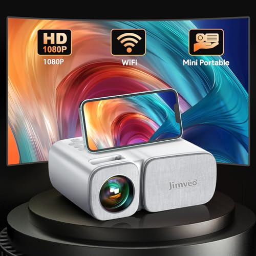 Projetor Mini JIMVEO (300 ANSI Lumens - WVGA - DLP) Jimveo - Projetores multimídia - 300 ANSI Lúmenes, wvga, full hd, hdmi, usb