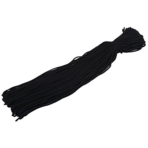 Corda de Paracordos Exterior 2Mm 100M Black VGEBY - Cabos e cordas de hardware - 100m, 2mm, 80kgf, resistente