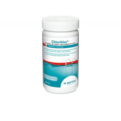 Chloriklar 1Kg Pastillas Efervescentes Cloro 20G BAYROL - Downloads de música digital - piscina, efervescentes, 20g, bacterias