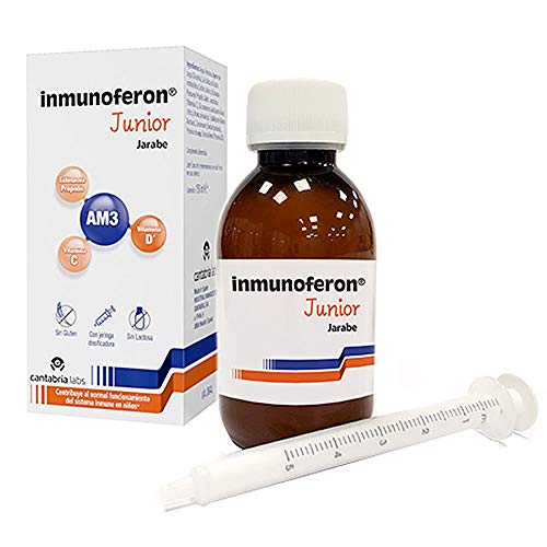 Suplemento Alimentar INMUNOFERON Junior Jarabe (150 ml) ENDOCARE-HELIOCARE - Vitaminas e suplementos - suplemento alimentar, aumenta imunológico, infecções, crianças