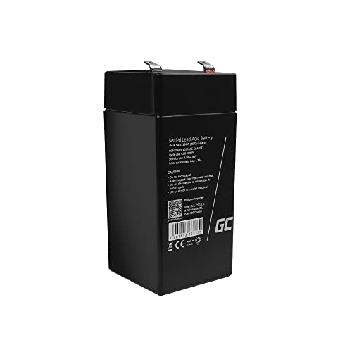Bateria Recarregável GREEN CELL 4V 4.5Ah GREENCELL - Baterias de uso geral - 4V, 4.5Ah, recarregável