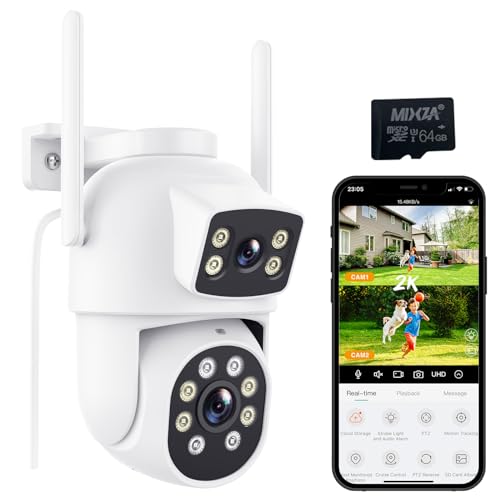 Câmara de segurança REOBIUX 2.5K/6MP | Branco Reobiux - Câmeras de vigilância - segurança, 2.5k, 6MP, branco