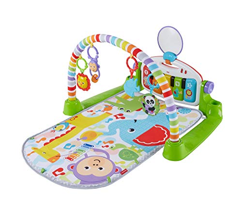 Ginásio FISHER PRICE Patapata Super Aprendizado (Idade Mínima: 0 - 12 meses) Fisher-Price - Tapetes e ginásios de atividades - piano, 5 joguetes, modos diferentes, aprendizado
