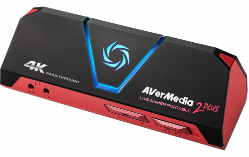 Dispositivo de captura de vídeo avermedia live gamer portable 2 plus usb 2.0 preto (Câmara de Vídeo) AVerMedia - Gravadores de vídeo digitais - captura vídeo, usb 2.0, portátil, preto